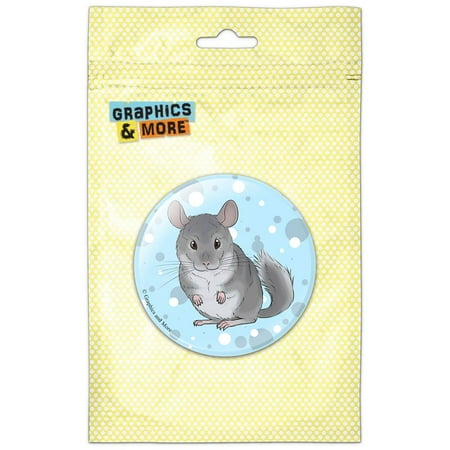 

Chinchilla Pet Refrigerator Button Magnet