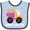 Blue and Navy, variant on Inktastic Happy Easter Bunny Delivering Easter Eggs Boys or Girls Baby Bib