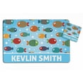 thumbnail image 1 of Printtoo Fish Print Personaized Gift For Kids Placemat & Coaster Set For Girls,Boys Gift,Christmas Gift-11x17 Inch, 1 of 6