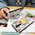 thumbnail image 3 of HBH-Phone Case For MOTO G Stylus 5G 2024, Simplicity Glitter Anti-knock Skin feel silicone Back Cover Phone Lens Protection TPU Fashion Design Quicksand Cartoon Rotatable stand Soft Case, 3 of 9