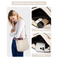 thumbnail image 2 of Set de bolsos BAVERGE para mujer, piel, 3 piezas con cartera y correa, 2 of 7