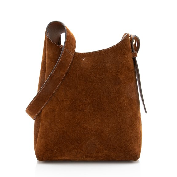 Pre-Owned Tory Burch Suede Romy Small Hobo
