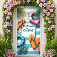 thumbnail image 6 of Decorative Summer Pool Banner Welcome Pool Beach Theme for Outdoor Party Kids Gathering Poolside Celebration, 6 of 7