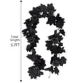 thumbnail image 3 of Hanging Flowers Plant,Black Flexible Bendable Artificial Flower Garland for Halloween Home Livingroom Theme Party Decor, 3 of 8