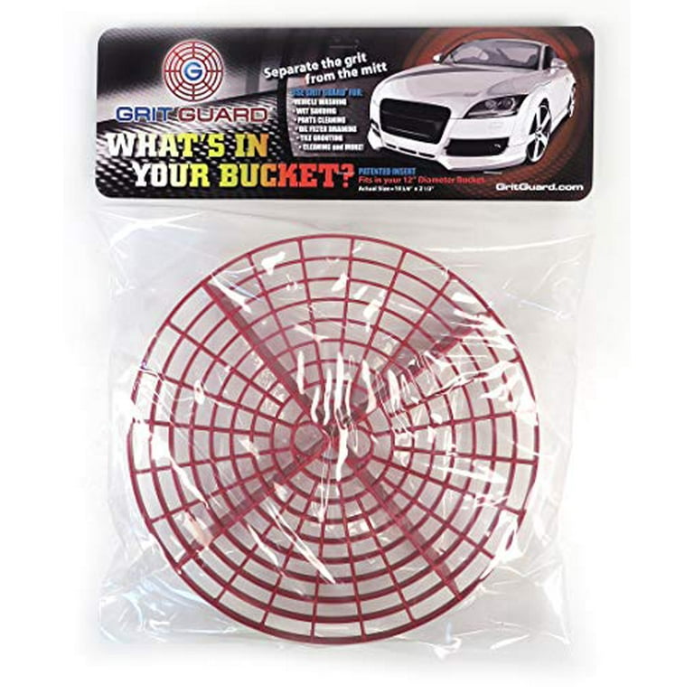 The Grit Guard Insert Red - Fits 12 inch Diameter Bucket