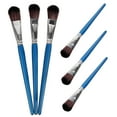 thumbnail image 5 of Milisten 6pcs Nylon Paint Brushes for Acrylic Painting with Blue Wooden Handles and Sketching Use, 5 of 8