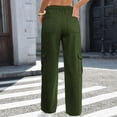 thumbnail image 5 of ZToonmas Women's High Waist Wide Leg Cargo Jeans Button Fly Denim Pants with Utility Pockets for Casual Streetwear, 5 of 6