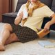 thumbnail image 5 of Fotbe Brown Moroccan Trellis Pantalones Cortos de Pijama para Hombre, Ropa de Dormir, Pantalones de Pijama Cortos para Hombre-Medium, 5 of 6