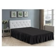 GHF Ruffled Bed Skirt Full Size Dust Ruffle with Split Corners Full