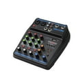 thumbnail image 3 of Console de Mixage DJ 4 Canaux avec Système de Moniteur d'Alimentation Phantom 48V Mixeur USB, 3 of 5
