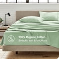 thumbnail image 3 of Bare Home Sateen Weave Pillowcase Set - 400 Thread Count - 100% Organic Cotton - King, Willow, 2-Pieces, 3 of 5