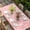 pink, variant on Spring Flowers Table Cloths for 3 Foot Rectangle Tables, Country Retro Floral Botanical Pink Patio Waterproof Elastic Fitted Tablecloths, Washable Rectangular Table Cover for Camping