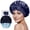 Navy Blue, variant on ZIMASILK 100% Mulberry Silk Bonnet for Sleeping Women Long Hair, Purple | Double Layer Breathable Silk Hair Wrap, Cooling Tie Band (1Pc ,Purple)