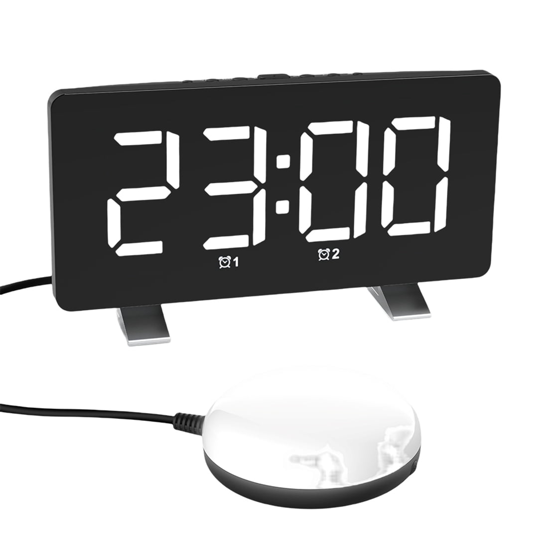 Loud Alarm Clock for Heavy Sleepers Adults,7.4 Inch Digital Clocks