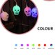thumbnail image 3 of Xihbxyly Guirnalda de Luces de Calavera para Halloween, Decoración de Esqueleto Espeluznante, Luces Led Intermitentes, Impermeable, Funciona con Pilas, para Uso En Interiores y Exteriores, Ideal para, 3 of 7