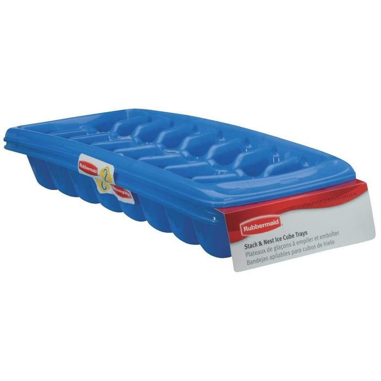 Rubbermaid Easy Release Ice Cube Tray Blue - Pack of 2