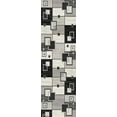 thumbnail image 2 of Rug Branch Montage Collection Modern Geometric Runner Area Rug, 2 of 5