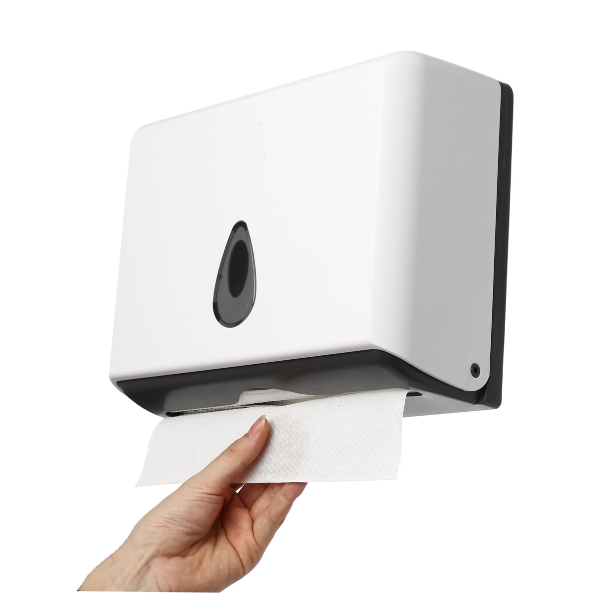 Commercial Wall Mount Paper Towel Dispenser Multifold Towel Holder white 