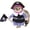 j, variant on Dog Costume Halloween Pet Dog Cowboy Rider Costume Christmas Dogs Cats Suit Outfit Knight Style with Doll and Hat Adjustable Puppy Funny Cosplay Clothes Clothing Dog Dress Up Apparel Cost