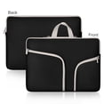thumbnail image 3 of Laptop Sleeve Case, 12-13 Inch Water-Resistant Notebook Computer Pocket Tablet Briefcase Carrying Bag for Samsung iPad MacBook Acer Lenovo Google DELL Asus, 3 of 7