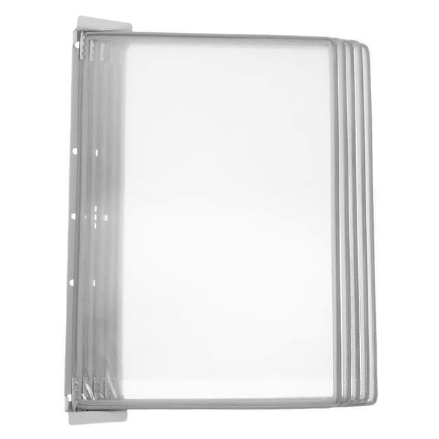 Organizador de archivos de pared: Portadocumentos plegable de 5 páginas - Expositor de archivos de pared A4 para oficinas, aulas y espacios públicos