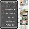 thumbnail image 5 of The Enchanted House Stone Bath Mat Fast Dry Super Absorbent Anti-Slip Bathtub Mat, 23.5" x 15", 5 of 9