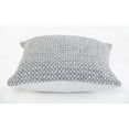 thumbnail image 4 of LR Home Insignia Cotton Pillow Set of 4 in Gray/White, 18" x 18", 4 of 8
