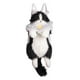 thumbnail image 1 of Mochila Chongker con forma de felpa con forma de gato, color negro, tamaño grande, 1 of 9