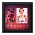 thumbnail image 2 of Track and Field, Runners Wall Art, Track Coach or Athlete Picture Frame, 6411CH, 2 of 6