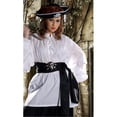 thumbnail image 1 of The Pirate Dressing C1010 Grace O Malley Poet Shirt- White - Small & Medium, 1 of 1