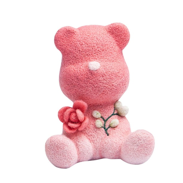 Fieltro de lana para manualidades, bordado de dibujos animados, material para manualidades, regalo, costura A