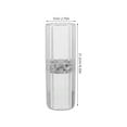 thumbnail image 2 of AURARMLET 1Pack Silver Toothbrush Case ABS PET Material Organizer For School And Camping, 2 of 8