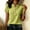 Yellow, variant on Ayolanni Short Sleeve Shirts for Women Solid V-Neck Button Down 100% Cotton Blouse Henley Loose Workout Shirts Women's Tops, Tees & Blouses Black L
