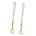 thumbnail image 4 of Anillos de gimnasia para niños, anillos de gimnasio, entrenamiento interior y exterior, fitness para patio trasero Amarillo, 4 of 8