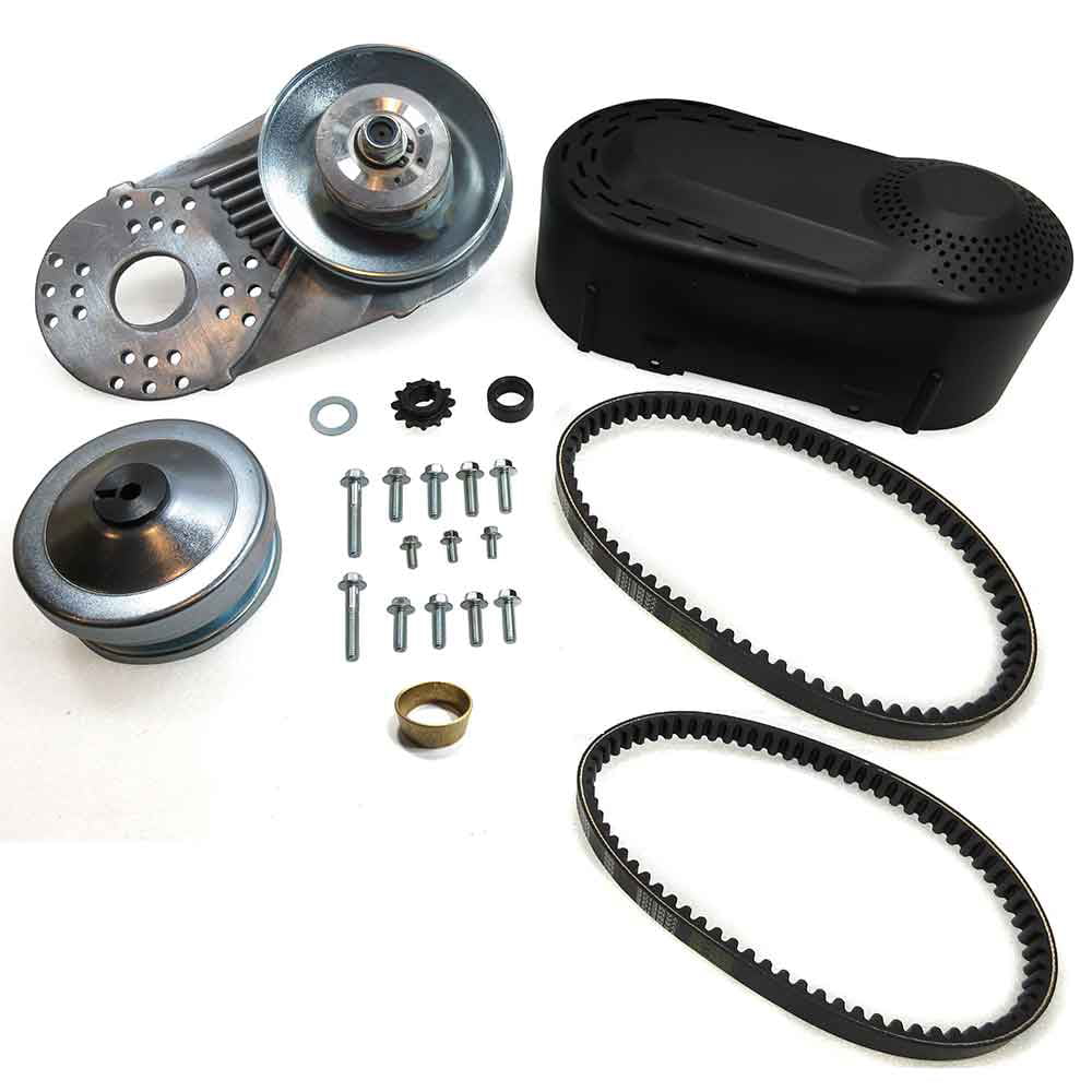 #40 #41 Blue Torque Converter Clutch Kit 3/4" with 10 Tooth Sprockets #420 