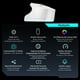 thumbnail image 4 of Mouse Gamer Inalambrico Thunderobot ML7 Paw3311 Recargable 67g 1000hz 12000dpi Rgb Blanco, 4 of 10