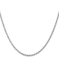 thumbnail image 2 of Primal Gold 14 Karat White Gold 2.25mm Diamond Cut Quadruple Rope Chain, 2 of 4
