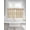 Brown, variant on Teal Blue 2 Panel Kitchen Curtains for Windows, Modern Abstract Art Ombre Striped Bathroom Privacy Curtain, Home Décor Window Treatment for Bedroom/Living Room 55"x45"