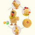 thumbnail image 4 of Juguete electrónico de peluche gallina BANYUO con Música y 3 huevos, 4 of 4