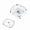 Single Plate (1 Piece), variant on 3 Pack Collapsible Camping Tableware Set, Lightweight Foldable Cup Bowl and Plate, Leakproof Compact Outdoor Dinnerware for Hiking Backpacking Picnic Travel