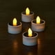 thumbnail image 2 of Estrela Linterna Solar Luces de Té, ZHONGXIN Recargable Llama Ámbar Parpadeante Velas LED Impermeable Gran Paquete de 8, 2 of 5