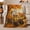 Autumn Turkeys, variant on Printed Flannel Throw Blanket with Rustic Thanksgiving Turkey Harvest Scene Autumn Thanksgiving