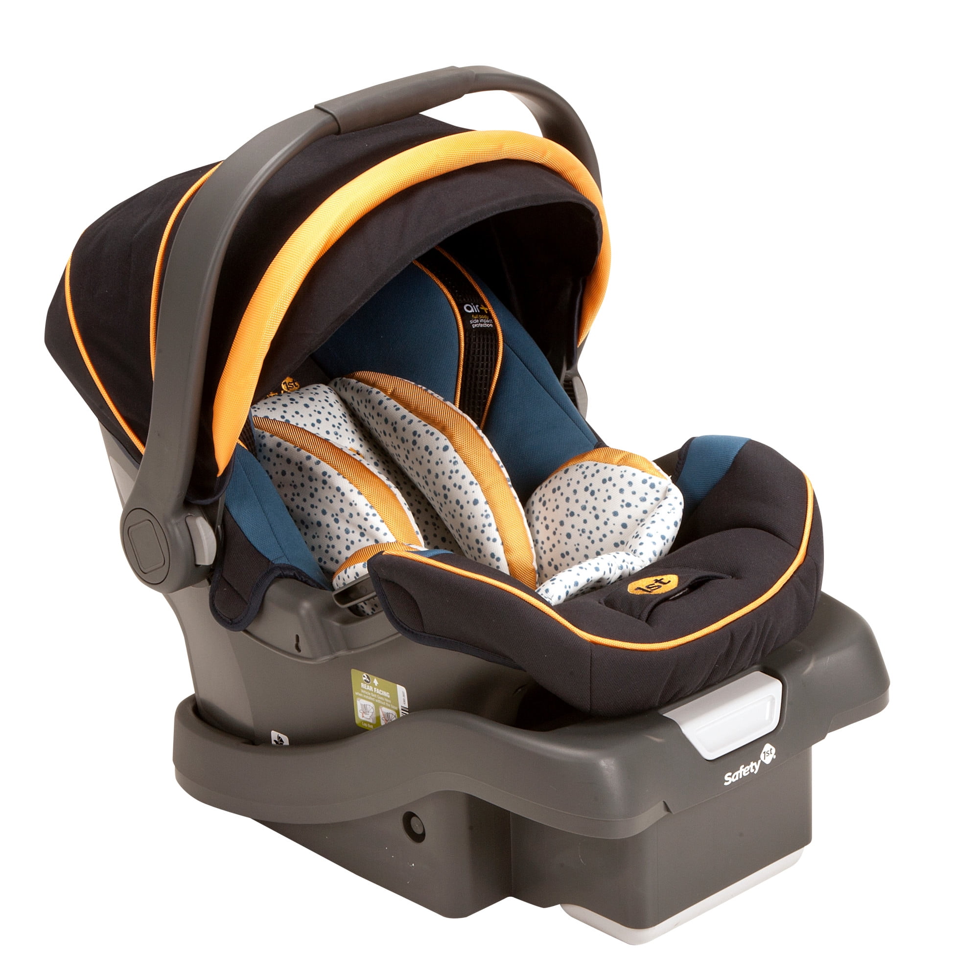 Safety 1st Onboard 35 Air Plus Infant Car Seat Color Blue Orange Design Twist Of Citrus