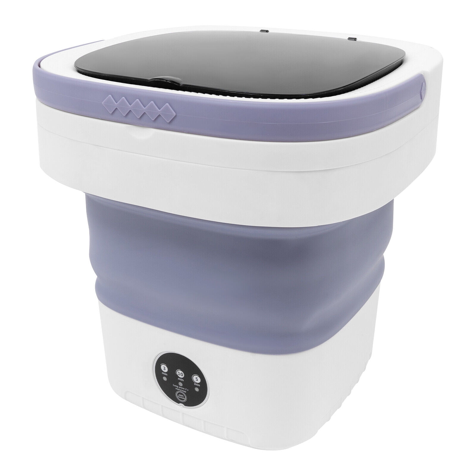 12L Portable Washing Machine 36W Mini Washer Foldable Travel Camping Small Washe
