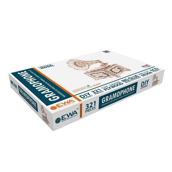 EWA Eco-Wood-Art Gramophone Construction Kit