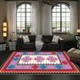 thumbnail image 2 of 5.3'x7.5' room carpet christmas carpet runner indoor area rug large area rug for bedroom large area rug for living room, 2 of 10
