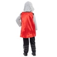 thumbnail image 4 of Capa de cosplay con cremallera Marvel Thor para niños pequeños, 5T, 4 of 7