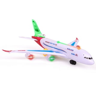  Toysery Airplane Toys for Kids, Bump and Go Action, Toddler Toy  Plane with LED Flashing Lights and Sounds. Ideal for Boys & Girls 3-12  Years Old (Airbus A380) : Toys 