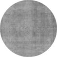 thumbnail image 1 of Ahgly Company Indoor Round Oriental Gray Industrial Area Rugs, 6' Round, 1 of 4
