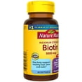 thumbnail image 3 of Nature Made Maximum Strength Biotin 5000 mcg Softgels, 60 Count for supporting Healthy Hair, Skin and Nails, 3 of 15